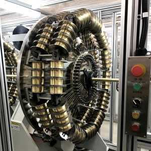 wire spiral machine for rubber hose peoduction